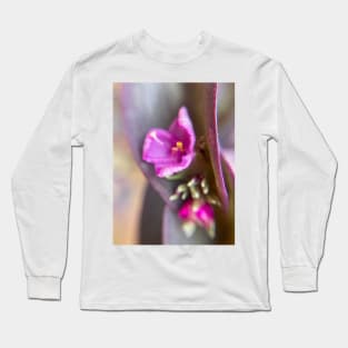 Macro Purple Long Sleeve T-Shirt